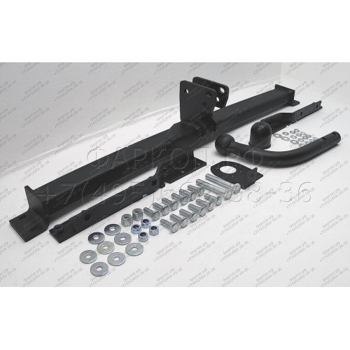 4355-A ORIS Фаркоп на Nissan Note 2006-2014. Необходима подрезка бампера. Тип шара: A. Нагрузки: 1100/50 кг, масса фаркопа 14,6 кг (без электрики в комплекте)