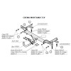 5261-A ORIS Фаркоп на Chevrolet Orlando 2011-2018. Необходима подрезка бампера. Тип шара: A. Нагрузки: 1500/75 кг, масса фаркопа 17 кг (без электрики в комплекте)
