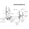 5606-AN ORIS Фаркоп на ГАЗ 2752 Соболь, ГАЗ 2217 Баргузин 1999- без подрезки бампера. Тип шара: A. Нагрузки: 2000/100 кг, масса фаркопа 12,3 кг (без электрики в комплекте)