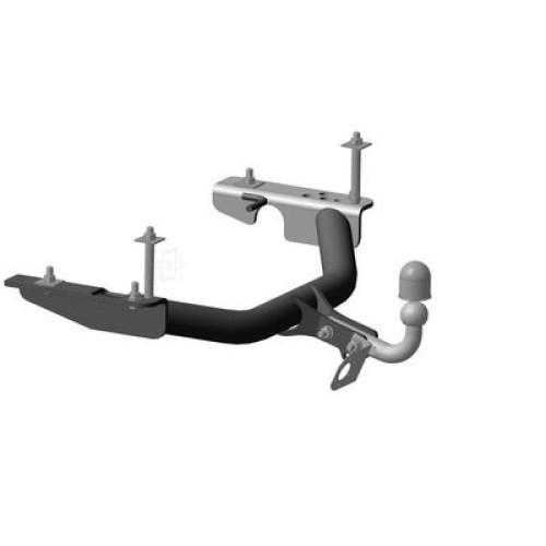 5606-AN ORIS Фаркоп на ГАЗ 2752 Соболь, ГАЗ 2217 Баргузин 1999- без подрезки бампера. Тип шара: A. Нагрузки: 2000/100 кг, масса фаркопа 12,3 кг (без электрики в комплекте)