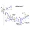6302-A ORIS Фаркоп на Subaru Outback 2003-2009 без выреза в бампере. Тип шара: A. Нагрузки: 1500/75 кг, масса фаркопа 18,7 кг (без электрики в комплекте)
