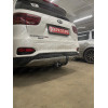 6761-AN ORIS Фаркоп на Kia Sorento Prime 2015-2018, 2018-2020, Hyundai Santa Fe 2018-2021. Необходима подрезка бампера. Тип шара: A. Нагрузки: 2000/75 кг, масса фаркопа 19,5 кг (без электрики в комплекте)