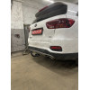 6761-AN ORIS Фаркоп на Kia Sorento Prime 2015-2018, 2018-2020, Hyundai Santa Fe 2018-2021. Необходима подрезка бампера. Тип шара: A. Нагрузки: 2000/75 кг, масса фаркопа 19,5 кг (без электрики в комплекте)