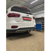 6761-AN ORIS Фаркоп на Kia Sorento Prime 2015-2018, 2018-2020, Hyundai Santa Fe 2018-2021. Необходима подрезка бампера. Тип шара: A. Нагрузки: 2000/75 кг, масса фаркопа 19,5 кг (без электрики в комплекте)