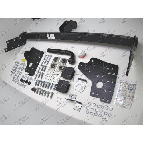 7115 Трейлер Фаркоп для Mitsubishi L200 1996-2006, 2006-2015, 2015-2023, FIAT Fullback 2016-2019 без снятия и подрезки бампера. Тип шара: A. Нагрузки: 1500/75 кг, масса фаркопа 23 кг (без электрики в комплекте)
