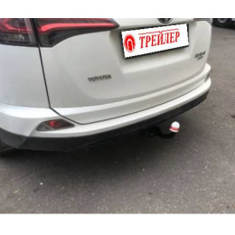 7833 Трейлер Фаркоп для Toyota RAV4 2013-2019. Требуется подрезка бампера. Тип шара: A. Нагрузки: 1200/60 кг, масса фаркопа 24 кг (без электрики в комплекте)
