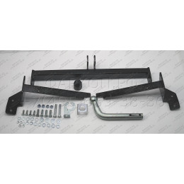 90707-A MOTODOR Фаркоп с оцинкованным шаром на Ford Focus III хетчбек 2011-2018, Focus II хетчбек 2004-2010 без выреза в бампере. Тип шара: A. Нагрузки: 1200/75 кг, масса фа
