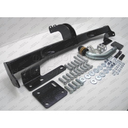 91412-A MOTODOR Фаркоп с оцинкованным шаром на Nissan X-Trail T32 2014-2022, Renault Koleos 2017-2020 без выреза в бампере. Тип шара: A. Нагрузки: 2000/100 кг, масса фаркопа 19,5 кг