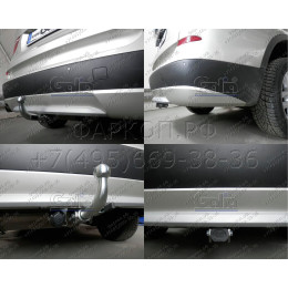 B019C GALIA Полностью оцинкованный фаркоп на BMW X3 F25 2010-2017, BMW X4 F26 2014-2018, кроме моделей с M-пакетом. Подрозетник убирается за бампер. Тип шара: C (гори
