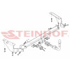 C-034 STEINHOF Фаркоп на Citroen C5 универсал 2001-2004, 2004-2008 без снятия и подрезки бампера. Тип шара: AH (горизонтальное быстросъемное крепление шара на ключе). Нагрузки: 2000/85 кг, масса фаркопа 21 кг (без электрики в комплекте)