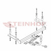 C-250 STEINHOF Фаркоп на Chevrolet Aveo хетчбек 3/5 дверей 2005-2011. Требуется подрезка бампера. Тип шара: A. Нагрузки: 1200/75 кг, масса фаркопа 17,5 кг (без электрики в комплекте)