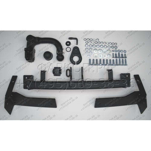 C-256 STEINHOF Фаркоп на Chevrolet Captiva 2006-2013. Требуется подрезка бампера. Тип шара: AV (вертикальное быстросъемное крепление шара на ключе). Нагрузки: 2000/80 кг, масса фаркопа 21 кг (без электрики в комплекте)