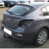 C-263 STEINHOF Фаркоп на Chevrolet Cruze хетчбек 2009-2016. Требуется подрезка бампера. Тип шара: AV (вертикальное быстросъемное крепление шара на ключе). Нагрузки: 1500/75 кг, масса фаркопа 19 кг (без электрики в комплекте)