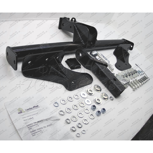 C108-E Лидер-плюс ТСУ для Exeed TXL M32T 2021-, CheryExeed TXL M32T 2020-2021 (кроме 2.0 л) без снятия и выреза бампера. Тип шара: E. Нагрузки: 1500/100 кг, масса фаркопа 15,4 кг (без электрики в комплекте)