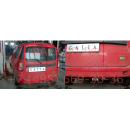 D037C GALIA Полностью оцинкованный фаркоп на Lada Largus 2012-, Dacia Logan универсал 2007-2013. Тип шара: C (горизонтальный съемный). Установка без снятия и выреза