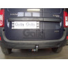 D037C GALIA Полностью оцинкованный фаркоп на Lada Largus 2012-, Dacia Logan универсал 2007-2013. Тип шара: C (горизонтальный съемный). Установка без снятия и выреза бампера. Нагрузки: 1300/75 кг, масса фаркопа 19,55 кг