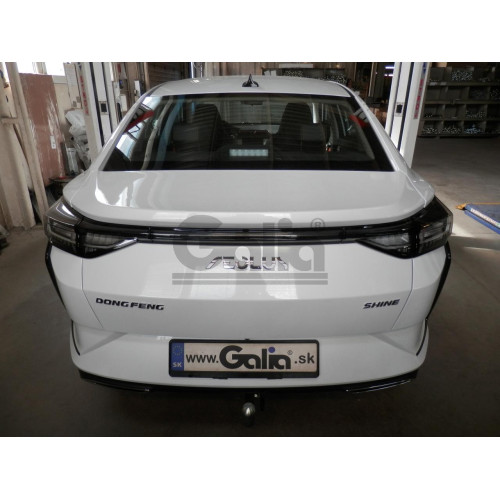 D054V GALIA Полностью оцинкованный фаркоп на Dongfeng Aeolus Shine 2019-, Dongfeng Shine Max 2023-. Подрозетник убирается за бампер. Тип шара: AV (вертикальное быстросъемное крепление шара на ключе). Невидимый вырез бампера. Нагрузки: 1600/75 кг, масса фа