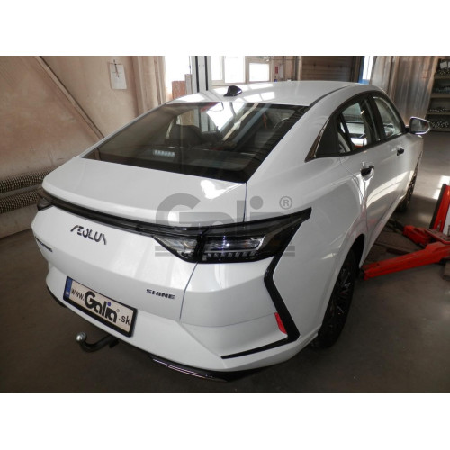 D054V GALIA Полностью оцинкованный фаркоп на Dongfeng Aeolus Shine 2019-, Dongfeng Shine Max 2023-. Подрозетник убирается за бампер. Тип шара: AV (вертикальное быстросъемное крепление шара на ключе). Невидимый вырез бампера. Нагрузки: 1600/75 кг, масса фа