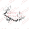 DW 06 AVTOS Фаркоп на Daewoo Kalos седан 2002-2006 необходима подрезка бампера. Тип шара: A. Нагрузки 1100/75 кг, масса фаркопа 23,5 кг (без электрики в комплекте)