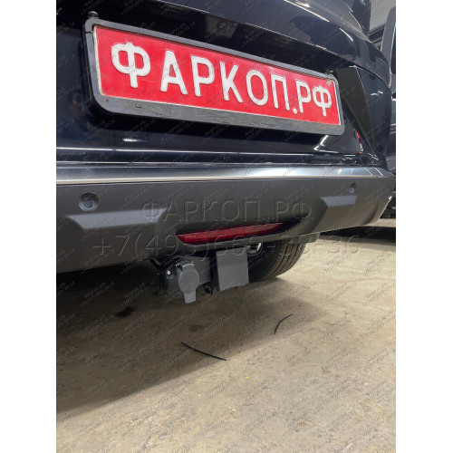 EXL-21-991122.00 PT GROUP Фаркоп на Exeed TXL 2021- без подрезки бампера. Тип шара: E (легкосъемный шар под квадрат). Нагрузки: 1500/75 кг (без электрики в комплекте)