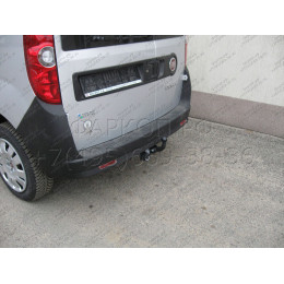 F-070 STEINHOF Фаркоп на FIAT Doblo, в т.ч. Maxi только CNG 2010-2022. Требуется подрезка бампера. Тип шара: A. Нагрузки: 1500/75 кг, масса фаркопа 22 кг (без электрики в