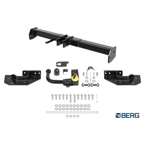 F.3811.003 BERG Фаркоп на Mazda CX-5 2011-2017, 2017-2025 без подрезки бампера. Тип шара: VM (быстросъемный). Нагрузки: 2000/75 кг, масса фаркопа 24 кг (без электрики в комплекте)