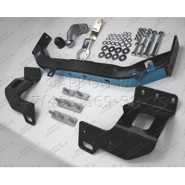 F.4016.001 BERG Фаркоп с нержавеющей накладкой на Mitsubishi Pajero Sport 2021- без снятия и подрезки бампера. Тип шара: F. Нагрузки: 2000/75 кг, масса фаркопа 18 кг (б