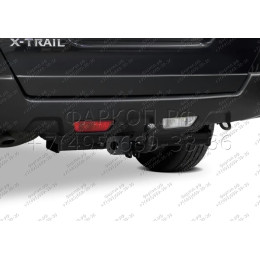 F.4112.001 BERG Фаркоп на Nissan X-Trail T31 2007-2015 без подрезки бампера. Тип шара: A. Нагрузки: 1500/75 кг, масса фаркопа 9,5 кг (без электрики в комплекте)