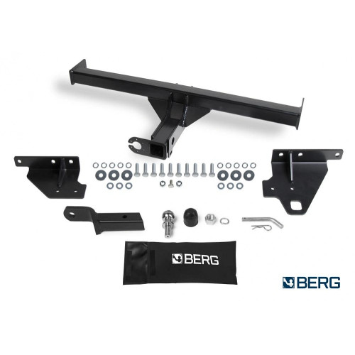 F.4113.001 BERG Фаркоп на Nissan X-Trail T32 2015-2022 без подрезки бампера. Тип шара: E. Нагрузки: 1500/75 кг, масса фаркопа 22,3 кг (без электрики в комплекте)