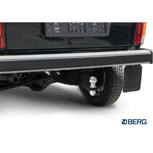 F.6017.003 BERG Фаркоп на Lada Niva Legend 2020-, Lada 4x4 2006-2020, Lada Niva 1995-2006, Lada 4x4 Urban 2014-2020, Lada Niva Legend Urban 2020- без снятия и подрезки бампера. Тип шара: E. Нагрузки: 900/75 кг, масса фаркопа 15,1 кг (без электрики в компл