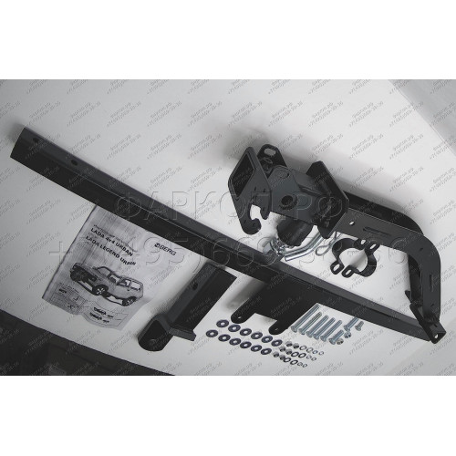 F.6017.003 BERG Фаркоп на Lada Niva Legend 2020-, Lada 4x4 2006-2020, Lada Niva 1995-2006, Lada 4x4 Urban 2014-2020, Lada Niva Legend Urban 2020- без снятия и подрезки бампера. Тип шара: E. Нагрузки: 900/75 кг, масса фаркопа 15,1 кг (без электрики в компл
