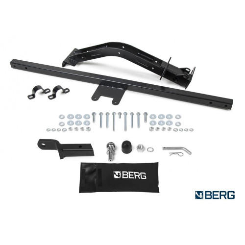 F.6017.003 BERG Фаркоп на Lada Niva Legend 2020-, Lada 4x4 2006-2020, Lada Niva 1995-2006, Lada 4x4 Urban 2014-2020, Lada Niva Legend Urban 2020- без снятия и подрезки бампера. Тип шара: E. Нагрузки: 900/75 кг, масса фаркопа 15,1 кг (без электрики в компл