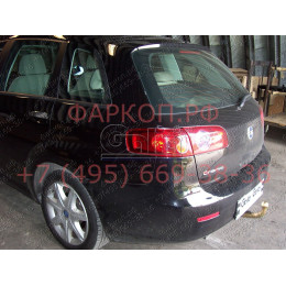 F094A GALIA Полностью оцинкованный фаркоп на FIAT Croma универсал 2005-2011. Подрозетник убирается за бампер. Тип шара: A. Невидимый вырез бампера. Нагруз
