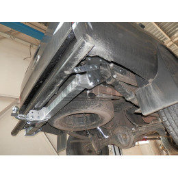 F126A GALIA Полностью оцинкованный фаркоп на Ford Ranger 2012-2022, Mazda BT-50 2012-2020. Тип шара: A. Без выреза бампера. Нагрузки: 3500/205 кг, масса фаркопа 26,82 кг