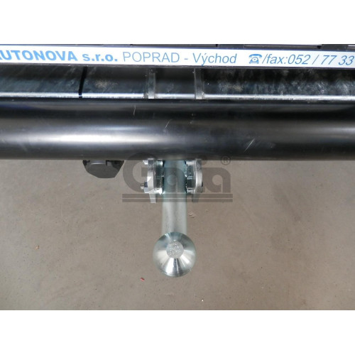 F126A GALIA Полностью оцинкованный фаркоп на Ford Ranger 2012-2022, Mazda BT-50 2012-2020. Тип шара: A. Без выреза бампера. Нагрузки: 3500/205 кг, масса фаркопа 26,82 кг