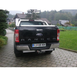 F126A GALIA Полностью оцинкованный фаркоп на Ford Ranger 2012-2022, Mazda BT-50 2012-2020. Тип шара: A. Без выреза бампера. Нагрузки: 3500/205 кг, масса фаркопа 26,82 кг