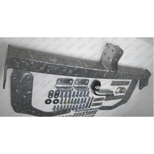 F126A GALIA Полностью оцинкованный фаркоп на Ford Ranger 2012-2022, Mazda BT-50 2012-2020. Тип шара: A. Без выреза бампера. Нагрузки: 3500/205 кг, масса фаркопа 26,82 кг