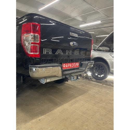 F126A GALIA Полностью оцинкованный фаркоп на Ford Ranger 2012-2022, Mazda BT-50 2012-2020. Тип шара: A. Без выреза бампера. Нагрузки: 3500/205 кг, масса фаркопа 26,82 кг