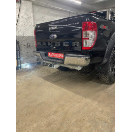 F126A GALIA Полностью оцинкованный фаркоп на Ford Ranger 2012-2022, Mazda BT-50 2012-2020. Тип шара: A. Без выреза бампера. Нагрузки: 3500/205 кг, масса фаркопа 26,82 кг