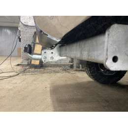 F126A GALIA Полностью оцинкованный фаркоп на Ford Ranger 2012-2022, Mazda BT-50 2012-2020. Тип шара: A. Без выреза бампера. Нагрузки: 3500/205 кг, масса фаркопа 26,82 кг