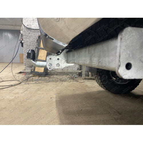F126A GALIA Полностью оцинкованный фаркоп на Ford Ranger 2012-2022, Mazda BT-50 2012-2020. Тип шара: A. Без выреза бампера. Нагрузки: 3500/205 кг, масса фаркопа 26,82 кг