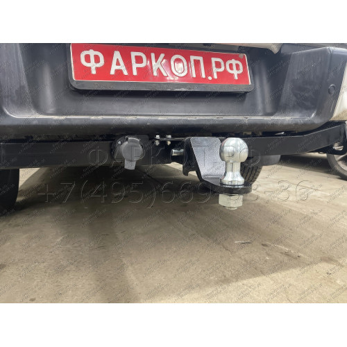 FA 0260-E Бизон Фаркоп на Isuzu D-MAX 2021- без подрезки бампера. Тип шара: E (легкосъемный шар под квадрат). Нагрузки: 3500/120 кг. Не комплектуется электрикой