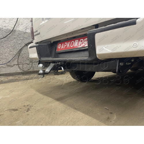FA 0260-E Бизон Фаркоп на Isuzu D-MAX 2021- без подрезки бампера. Тип шара: E (легкосъемный шар под квадрат). Нагрузки: 3500/120 кг. Не комплектуется электрикой