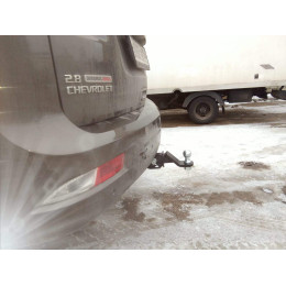 FA 0600-E Бизон Фаркоп на Chevrolet Trailblazer 2 2012-2014 без подрезки бампера. Тип шара: E (легкосъемный шар под квадрат). Нагрузки: 2700/160 кг. Не комплектуется 