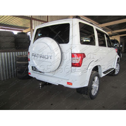 FA 0855-E Бизон Фаркоп на UAZ Patriot / УАЗ Патриот 2015- без подрезки бампера. Тип шара: E (легкосъемный шар под квадрат). Нагрузки: 3000/100 кг. Не комплектуе