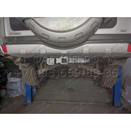 FA 0978-E Бизон Фаркоп на Mitsubishi Pajero IV 2007-2020, Mitsubishi Pajero III 2000-2007 без подрезки бампера. Тип шара: E (легкосъемный шар под квадрат). Нагрузки: 3500/120 кг. Н