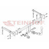 H-041 STEINHOF Фаркоп на Honda Civic седан (кроме Hybrid) 2006-2011. Требуется подрезка бампера. Тип шара: AH (горизонтальное быстросъемное крепление шара на ключе). Нагрузки: 1200/85 кг, масса фаркопа 20 кг (без электрики в комплекте)