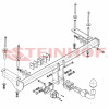 H-064 STEINHOF Фаркоп на Honda HR-V 3/5 дверей 1999-2002. Требуется подрезка бампера. Тип шара: AH (горизонтальное быстросъемное крепление шара на ключе). Нагрузки: 1400/70 кг, масса фаркопа 19,5 кг (без электрики в комплекте)