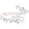 H-081 STEINHOF Фаркоп на Honda CR-V 2012-2017 без подрезки бампера. Тип шара: A. Нагрузки: 2000/110 кг, масса фаркопа 18 кг (без электрики в комплекте)