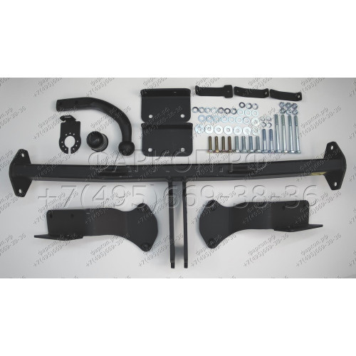 H-229 STEINHOF Фаркоп на Hyundai ix55 2WD/4WD 2008-2012. Требуется подрезка бампера. Тип шара: A. Нагрузки: 3200/140 кг, масса фаркопа 27,9 кг (без электрики в комплекте)